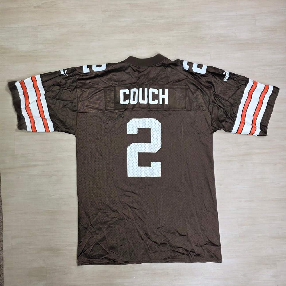 Puma Cleveland Browns Tim Couch Football Jersey Men's‎ Large Brown